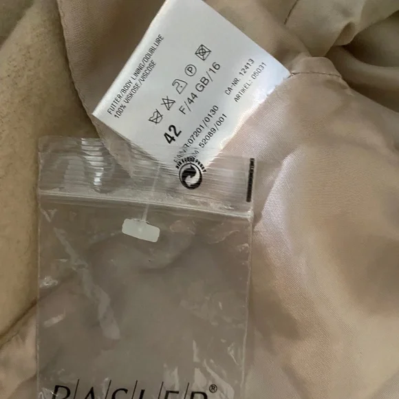 Camel  Basler Wool Coat - Picture 8 of 8